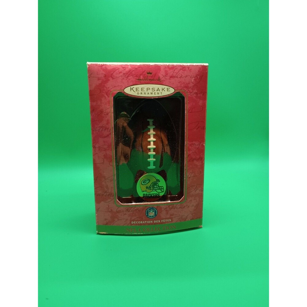 Hallmark Keepsake Ornament 2000 NFL Collection Green Bay Packers Football CIB